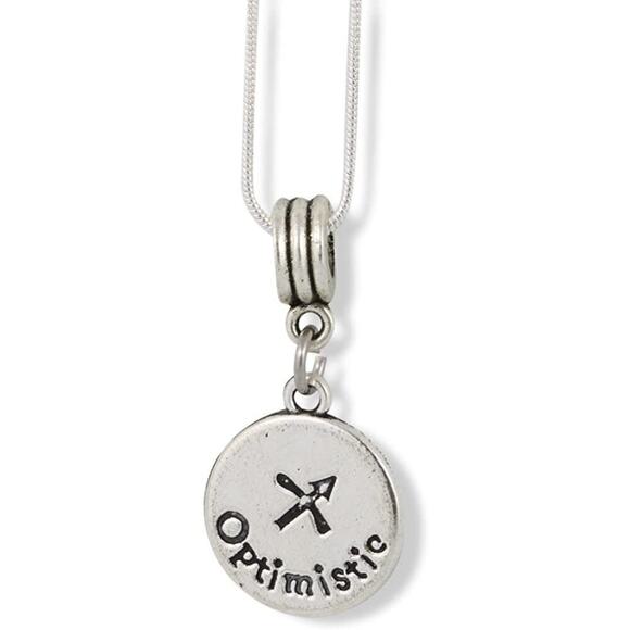 Sagittarius Astrology Horoscope Charm Snake Chain Necklace - Picture 2 of 5